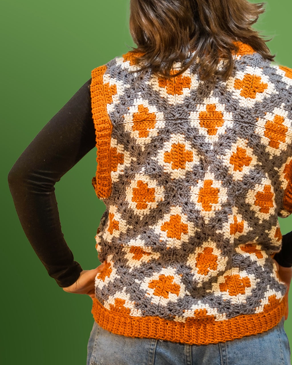 Crochet Diamond Vest