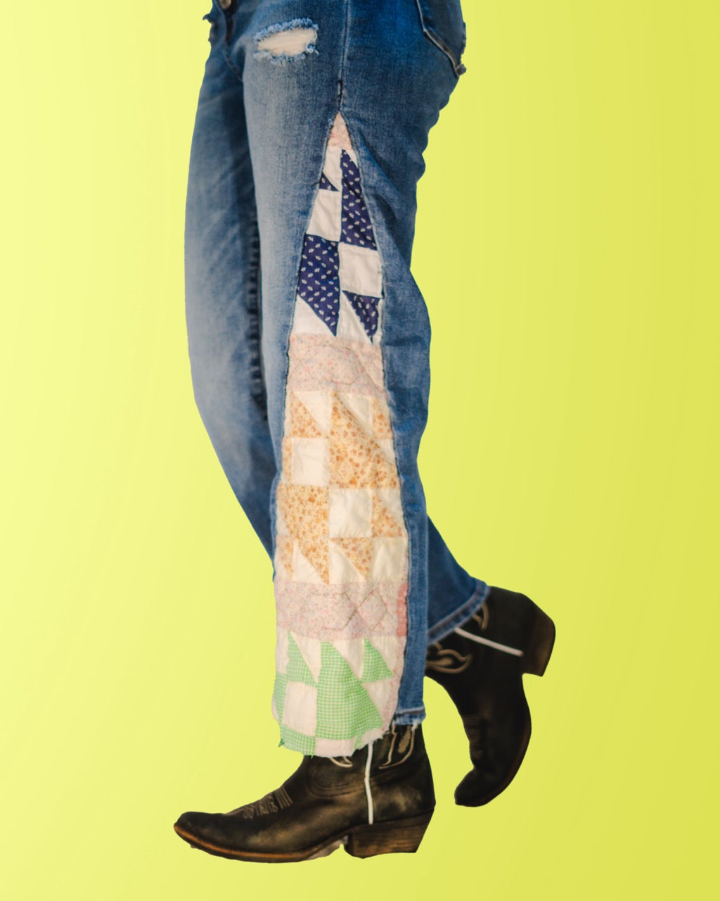 Flying Geese Flair Jeans