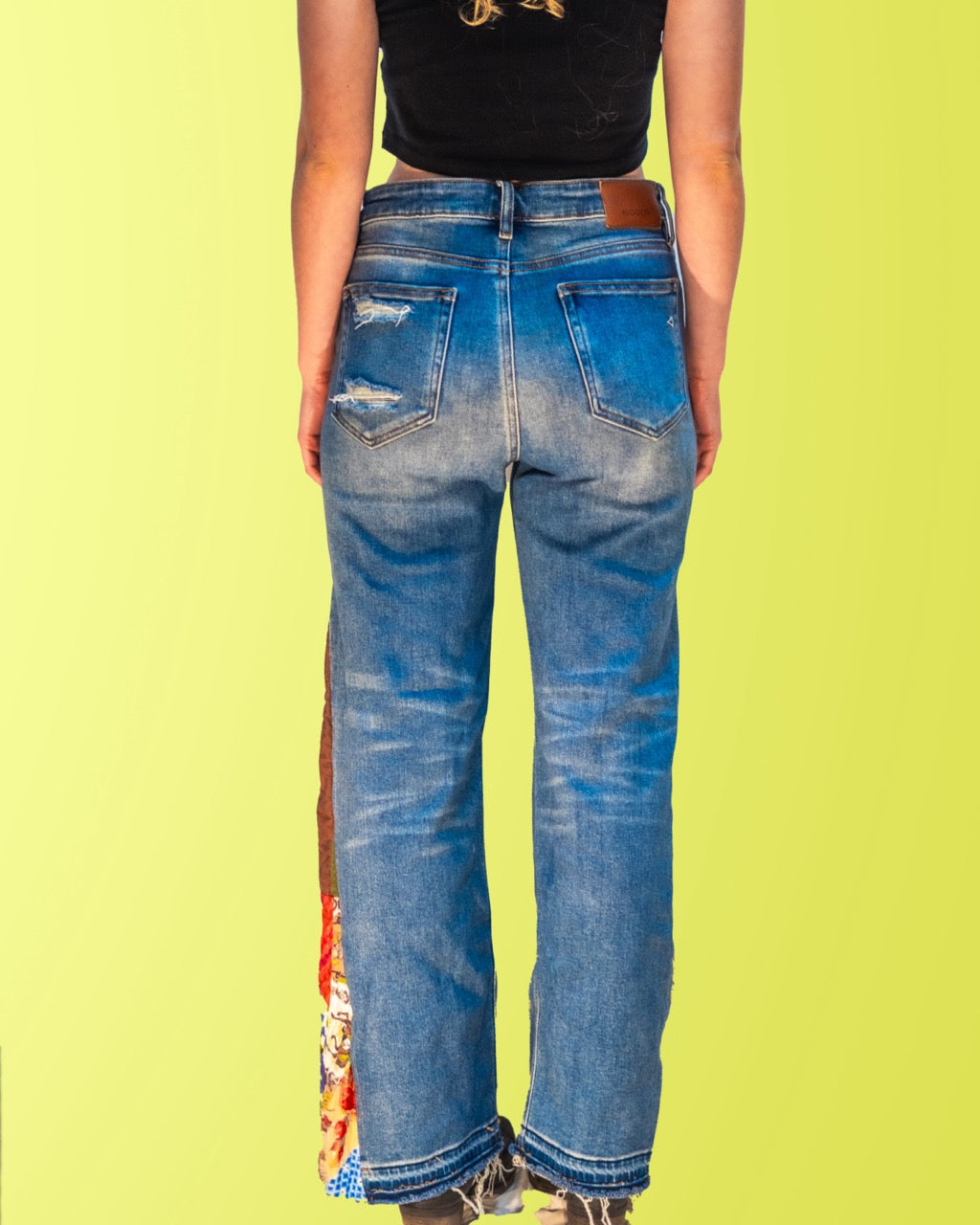 Scrappy Floral Flair Jeans