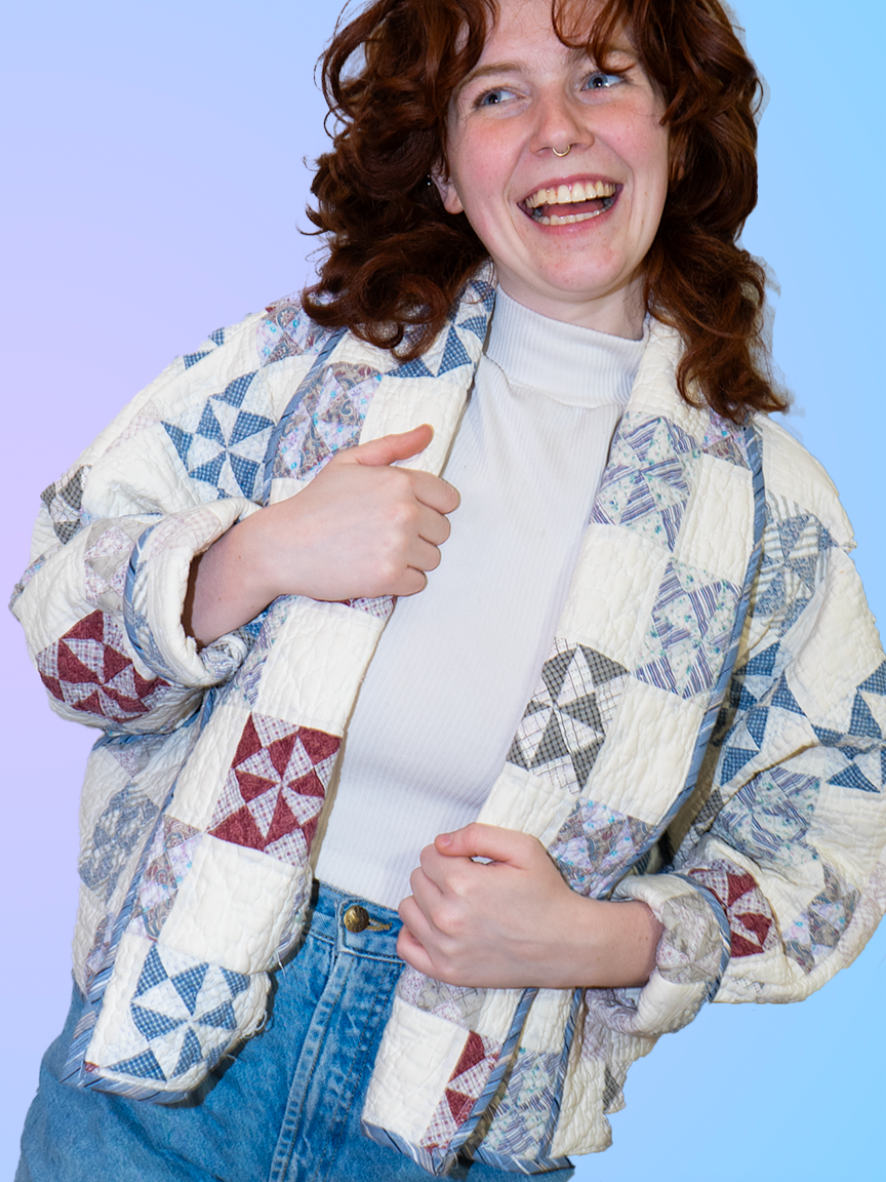 Broken Dishes Cropped Jacket