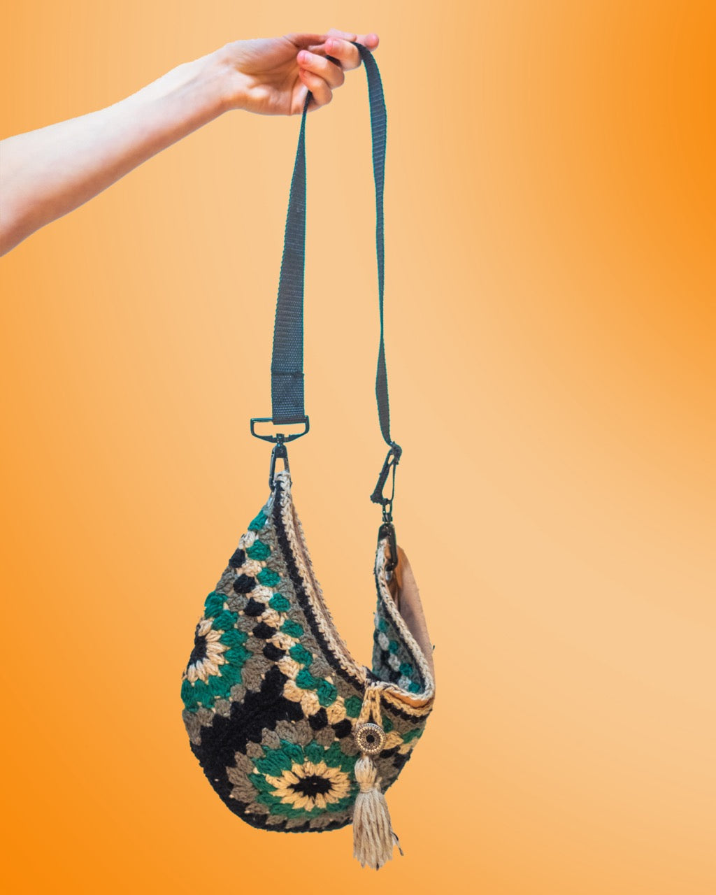 Sunflower Crochet Bag