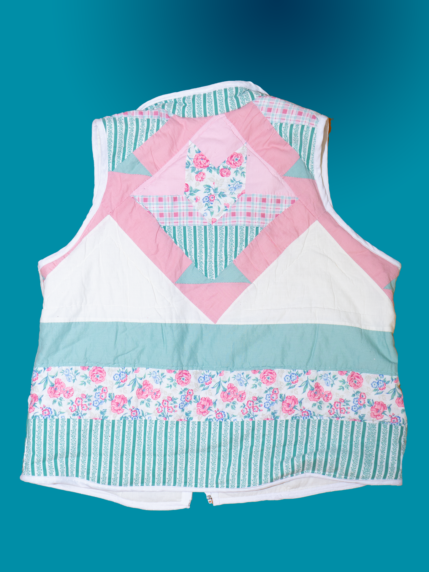 Rosy Zip-up Vest
