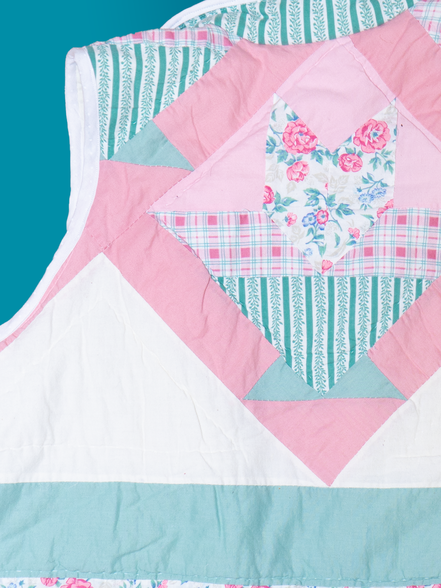 Rosy Zip-up Vest