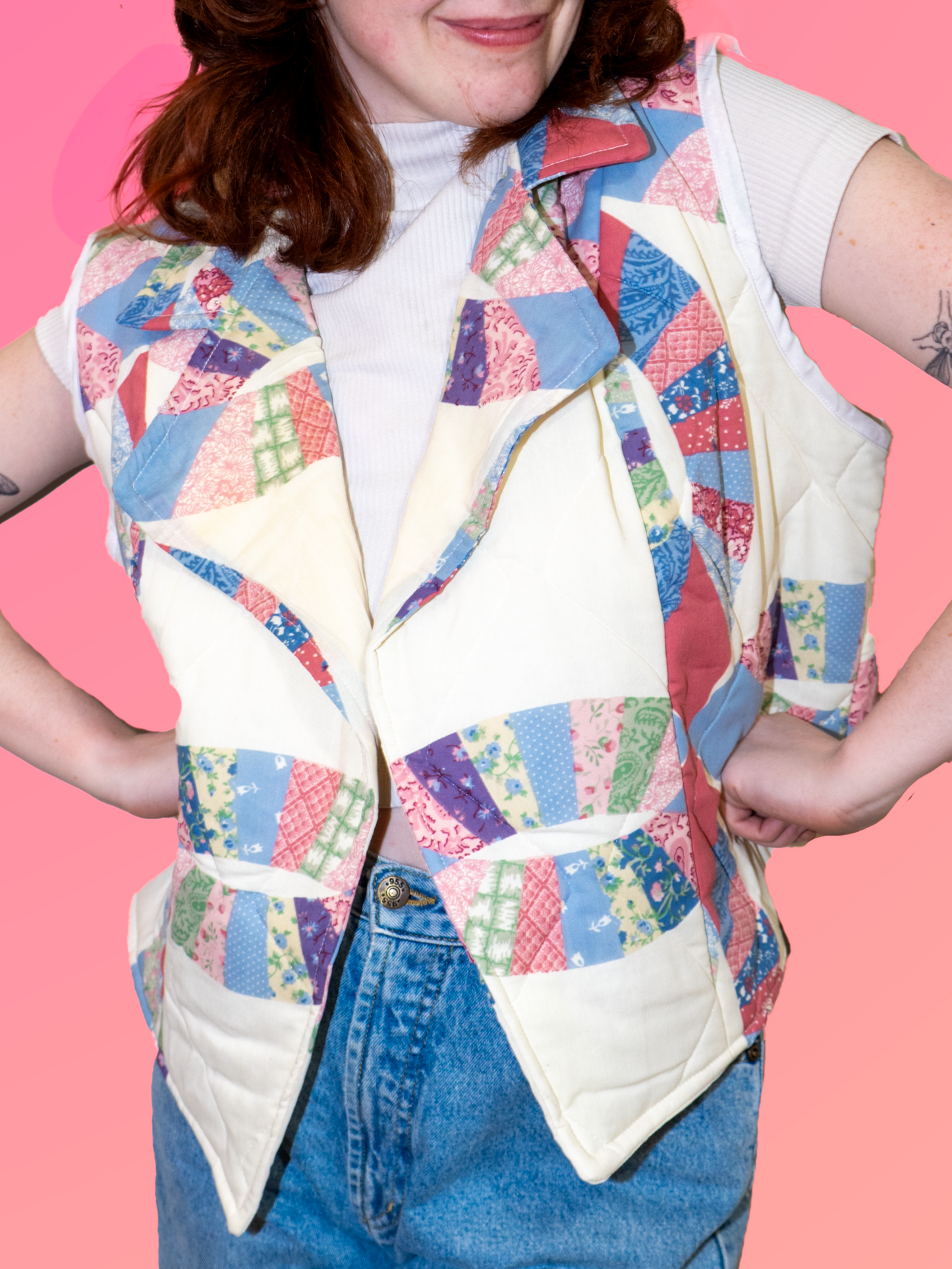 Wedding Ring Pastel Vest (Small)