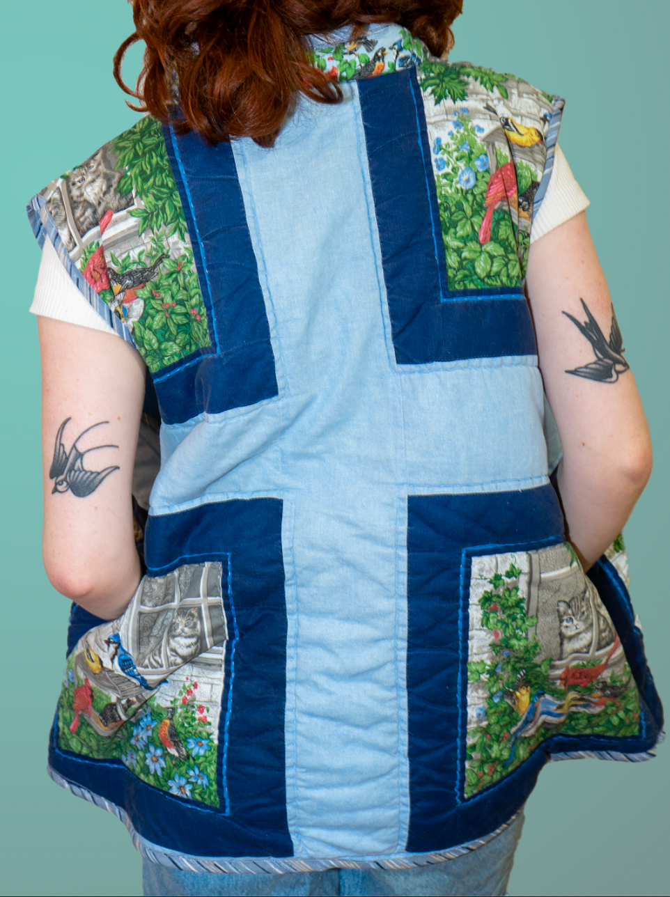 Birdy Zip-Up Vest (Large)