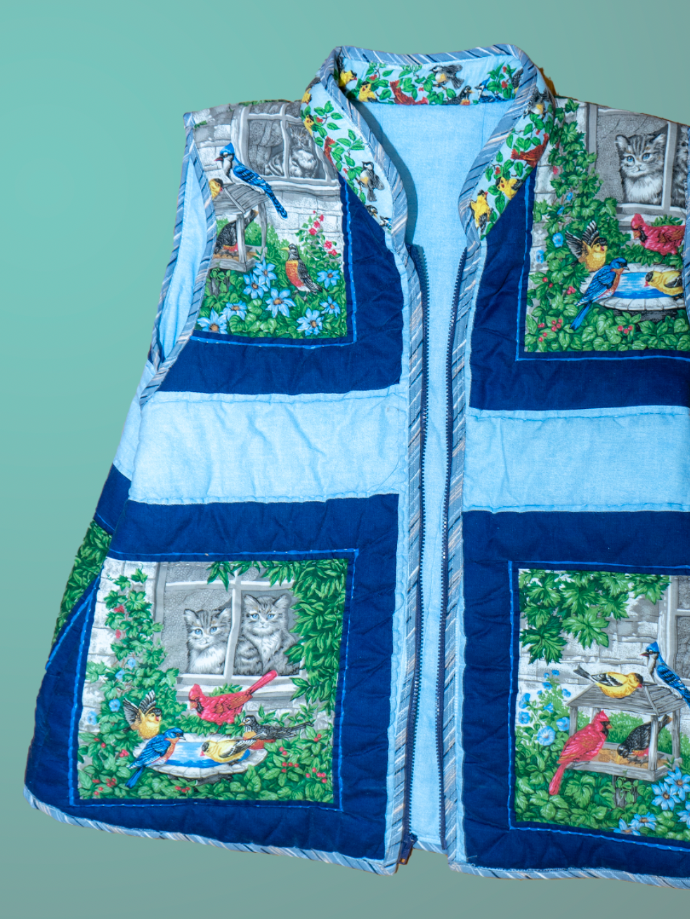 Birdy Zip-Up Vest (Large)
